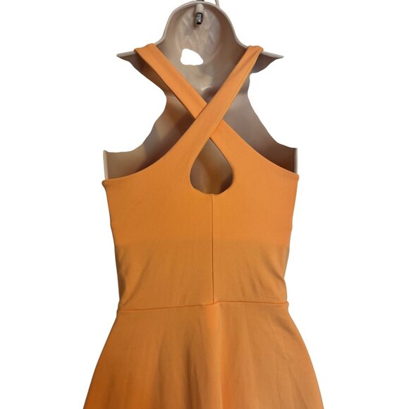 Zella Peach Tennis/Golf Size XS Midi Dress Pockets Racer Back NWT Stretch Padded - Picture 7 of 10